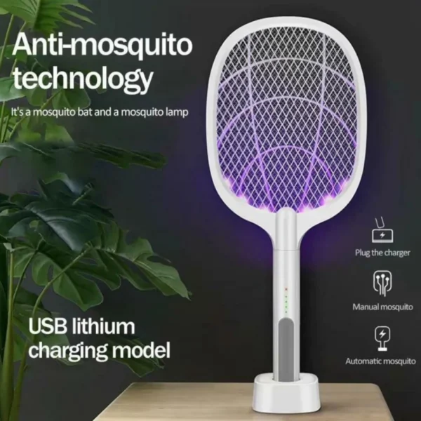 2 In 1 Rechargeable Mosquito Killer Racket